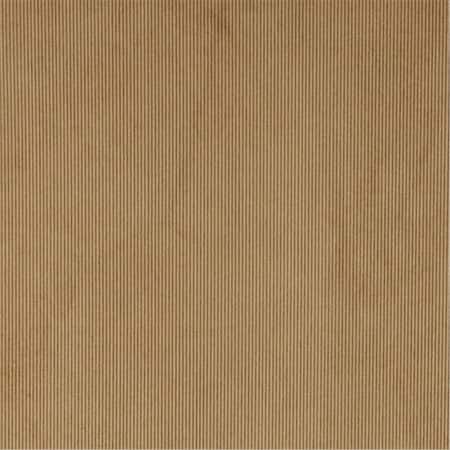 Finefabrics 54 in. Wide Tan Thin Solid Corduroy Striped Upholstery Velvet Fabric FI60011